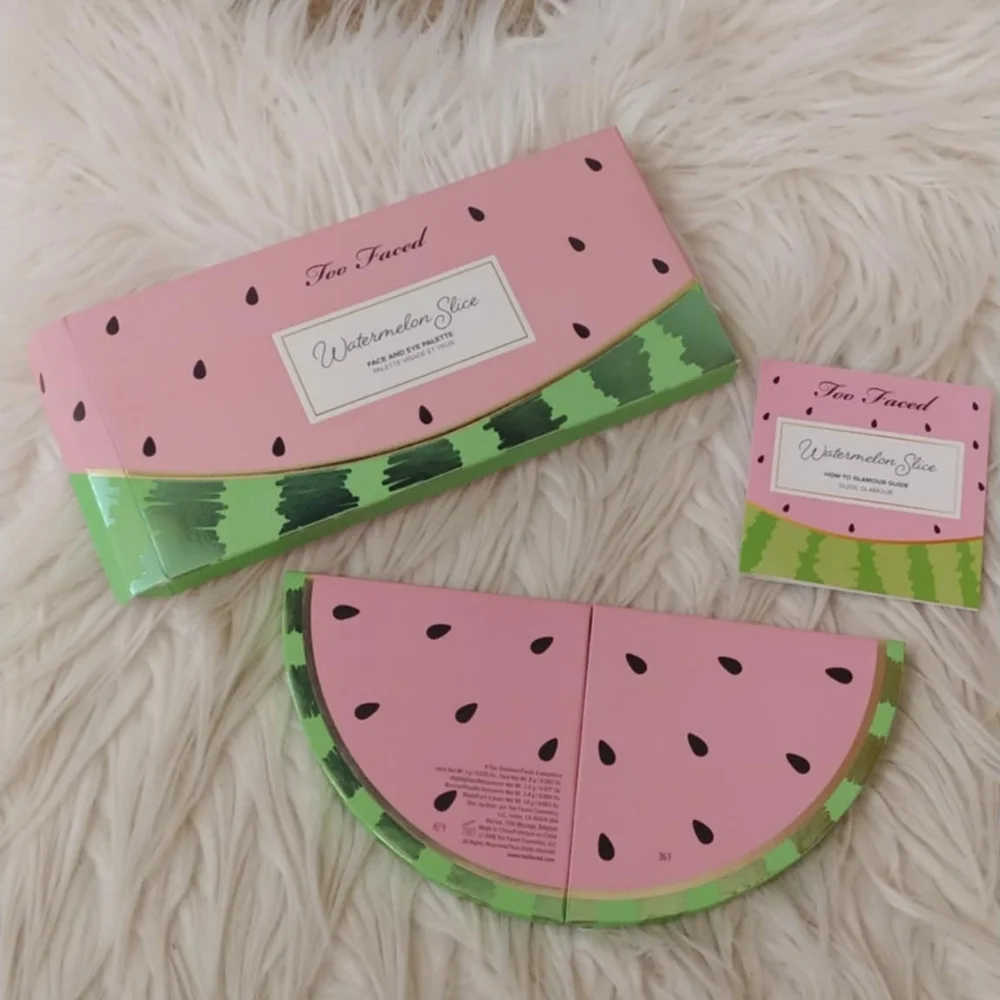 🍉FIRM! NWT TOO FACED WATERMELON SLICE EYESHADOW PALETTE
